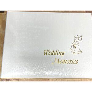 Wedding White Leather Album  Wedding Page, Guest Page, Gift Pages Scrapbook Page